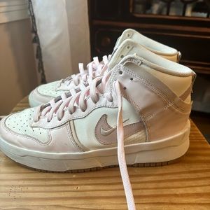Nike Women Dunk High Up Sail Pink Oxford Dh3718-102 Size 10.5